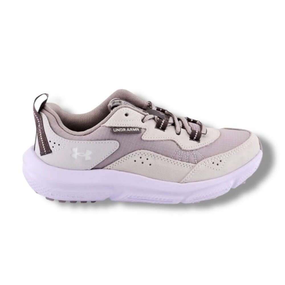 Under Armour Charged Verssert Running Shoes Gray Taupe Lavender